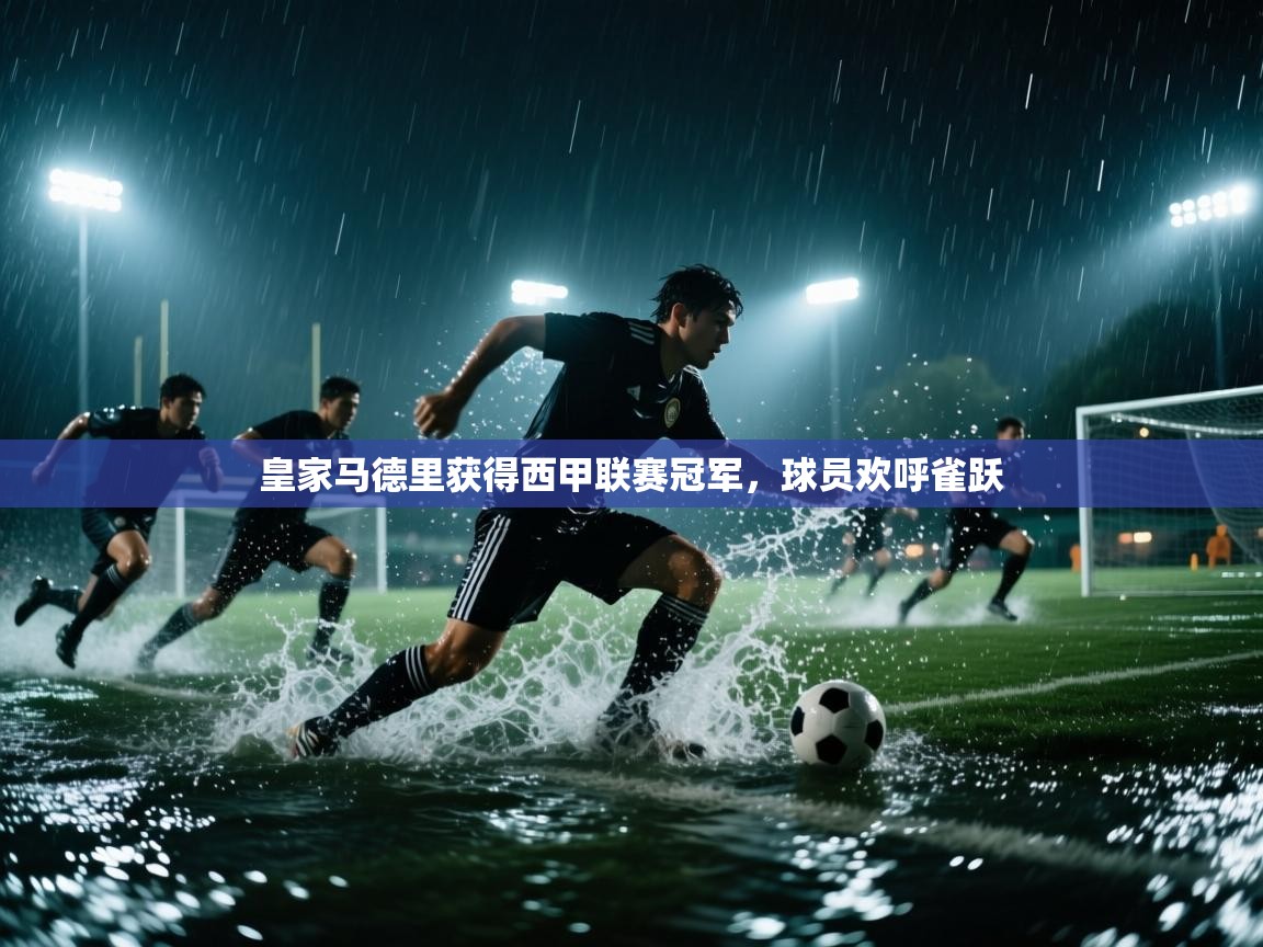皇家马德里获得西甲联赛冠军，球员欢呼雀跃  第2张